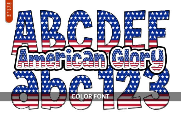 American Glory: A Font for Patriotic Design Projects