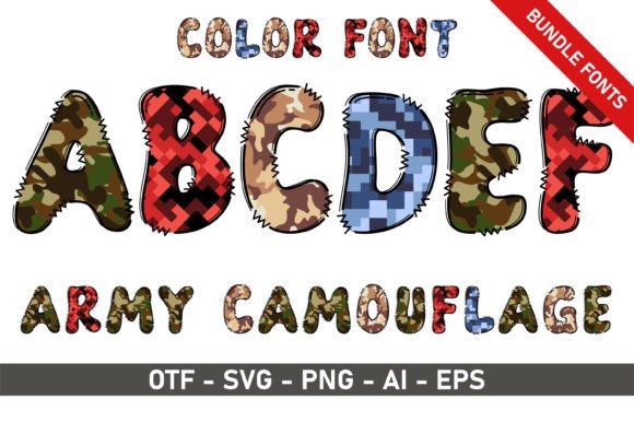 Army Camouflage Bundle: A Designer's Toolkit for Dynamic Visuals