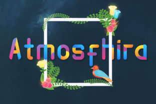 Atmosfhira: Elevating Designs with Playful Color Typography