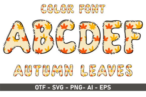 Autumn Leaves: A Playful Font for Creative Design Projects