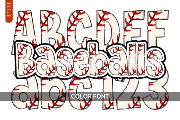 Baseballs: A Playful Font for Creative Design