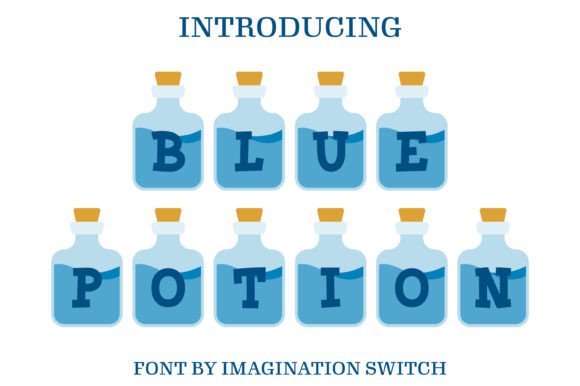 Blue Potion: Elevate Your Design with Captivating Typography