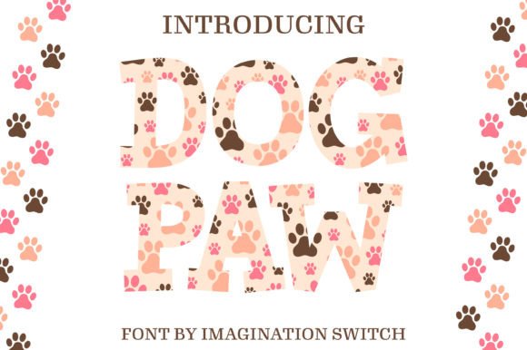 Dog Paw: Elevating Brand Identity with a Playful Color Font