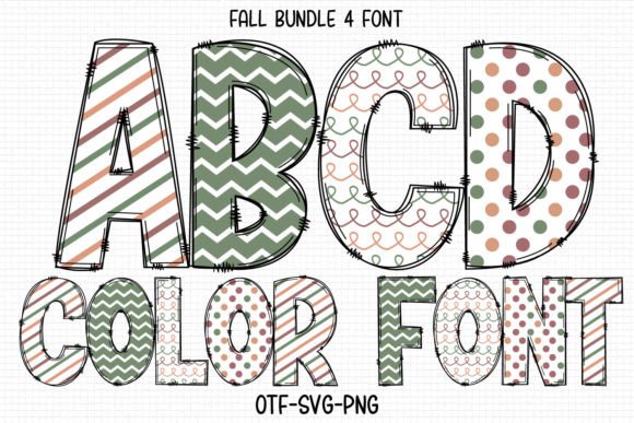 Fall Doodle: A Festive Font for Autumn Design Projects