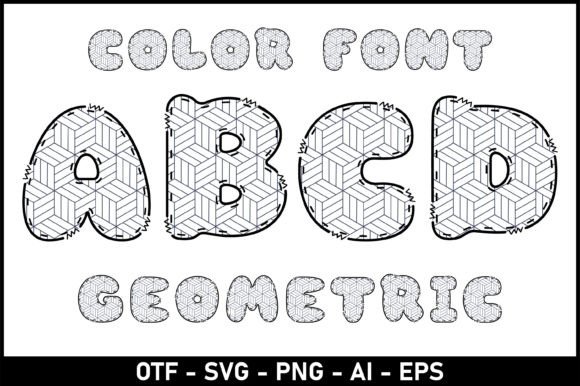 Geometric: A Playful Display Font for Creative Projects