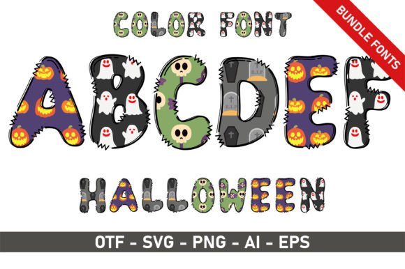 Halloween Bundle: Spooky Design Assets for Creative Projects