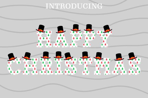 Happy Christmas Typography: A Festive Design Asset