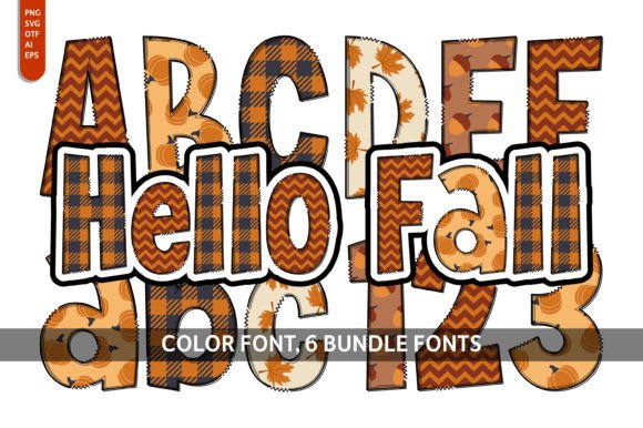 Hello Fall Collection: Autumn's Vibrant Design Palette