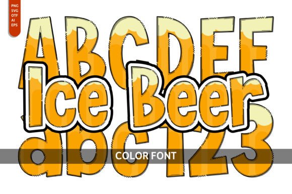 Ice Beer Font: A Playful Asset for Creative Design