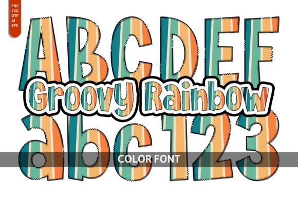 Infuse Joy into Your Designs with Groovy Rainbow