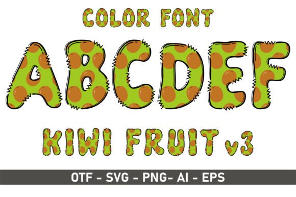 Kiwi V3: Elevating Playful Design with Color Font Technology