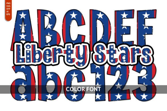 Liberty Stars: A Patriotic Font for Modern Design