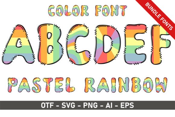 Pastel Rainbow Bundle: Elevate Your Visual Design