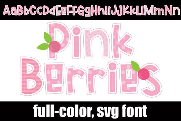 Pink Berries: A Playful Font for Vibrant Design