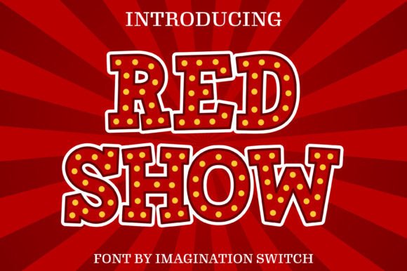 Red Show: A Dynamic Color Font for Modern Design