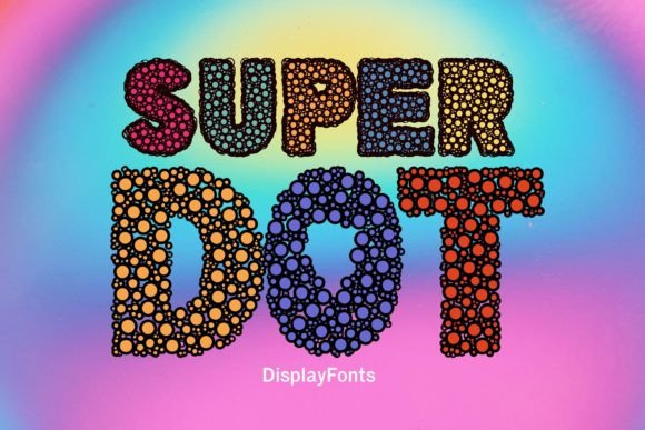 Super Dot: Elevating Design with Colorful Typography