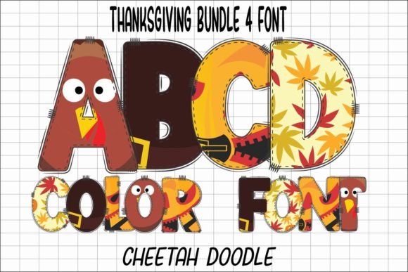 Thanksgiving Day: A Festive Display Font for Designers