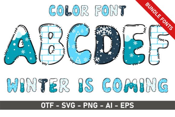 Winter is Coming Bundle: A Playful Typography Toolkit